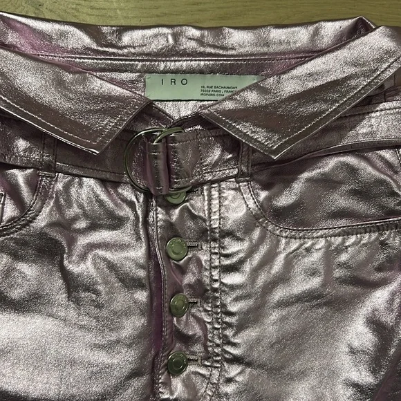 IRO metallic pink shorts - Picture 2 of 5